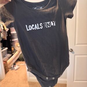 Locals Only Gray Bodysuit